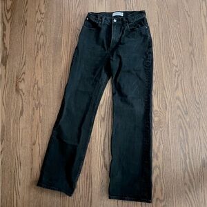Abercrombie High Rise 90s Relaxed Jean / Black / 26 2R